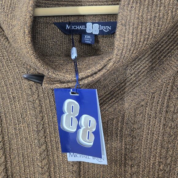 Michael Irvin 88 Sweater sz XXL Sunset Brown Pullover NEW - Picture 5 of 12